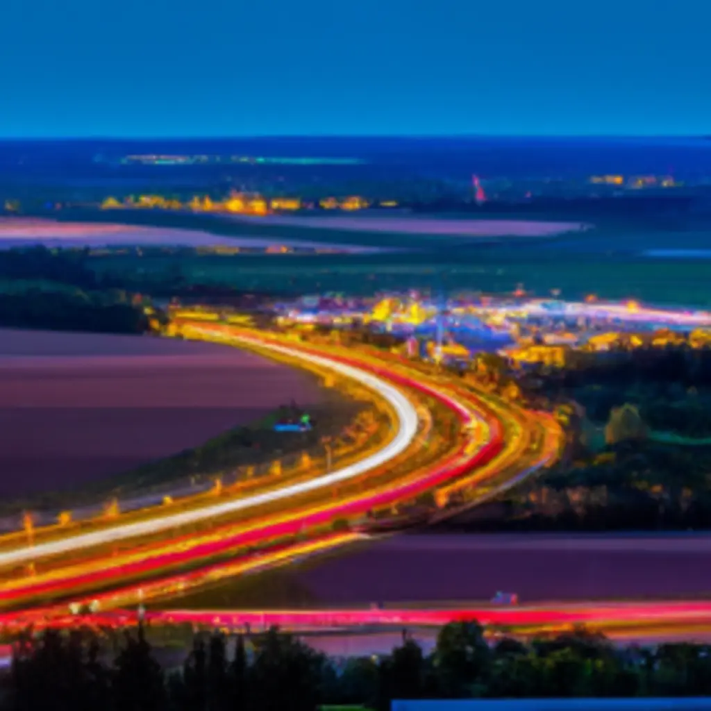 Übersichtskarte von Aschheim bei München und Autobahn A hervorragende Logistikstandorte in Deutschland