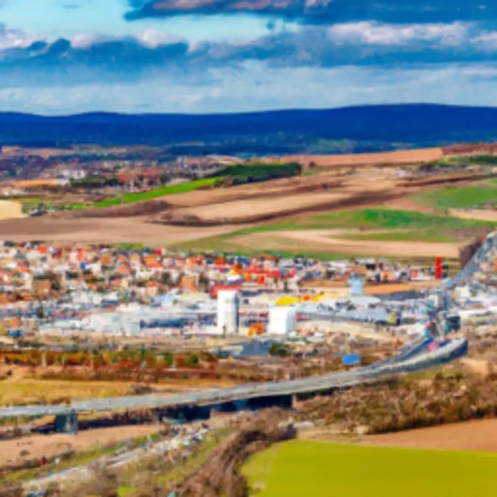 Luftbild von Aschheim bei München und der Autobahn A hervorragende Standorte für Logistikunternehmen