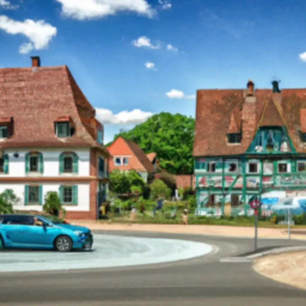 Panoramablick auf das malerische Dorf Aschheim bei München beliebter Standort für Unternehmen