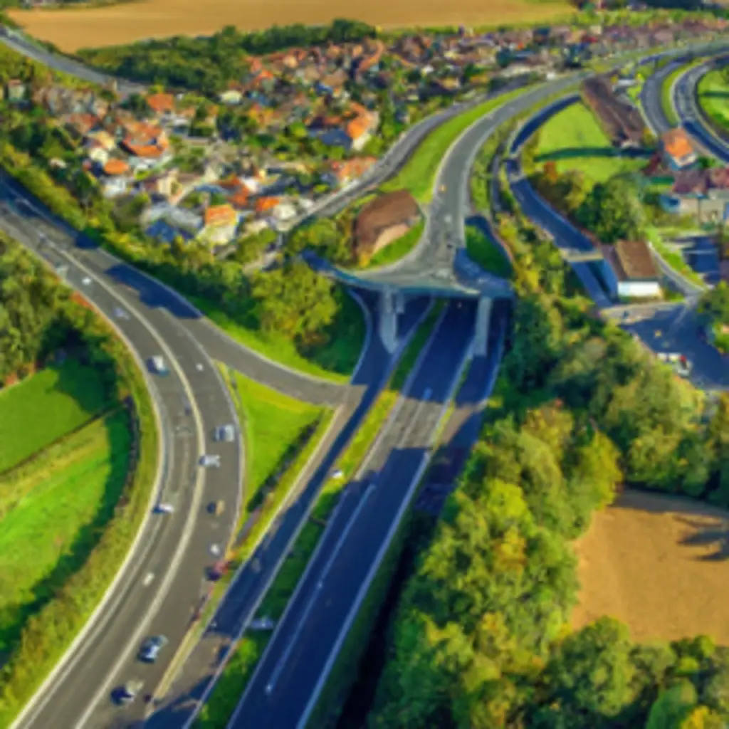 Verkehrskarte von Aschheim in Bayern hervorhebung der optimalen Lage für den Zugang zu Schlüsselmärkten