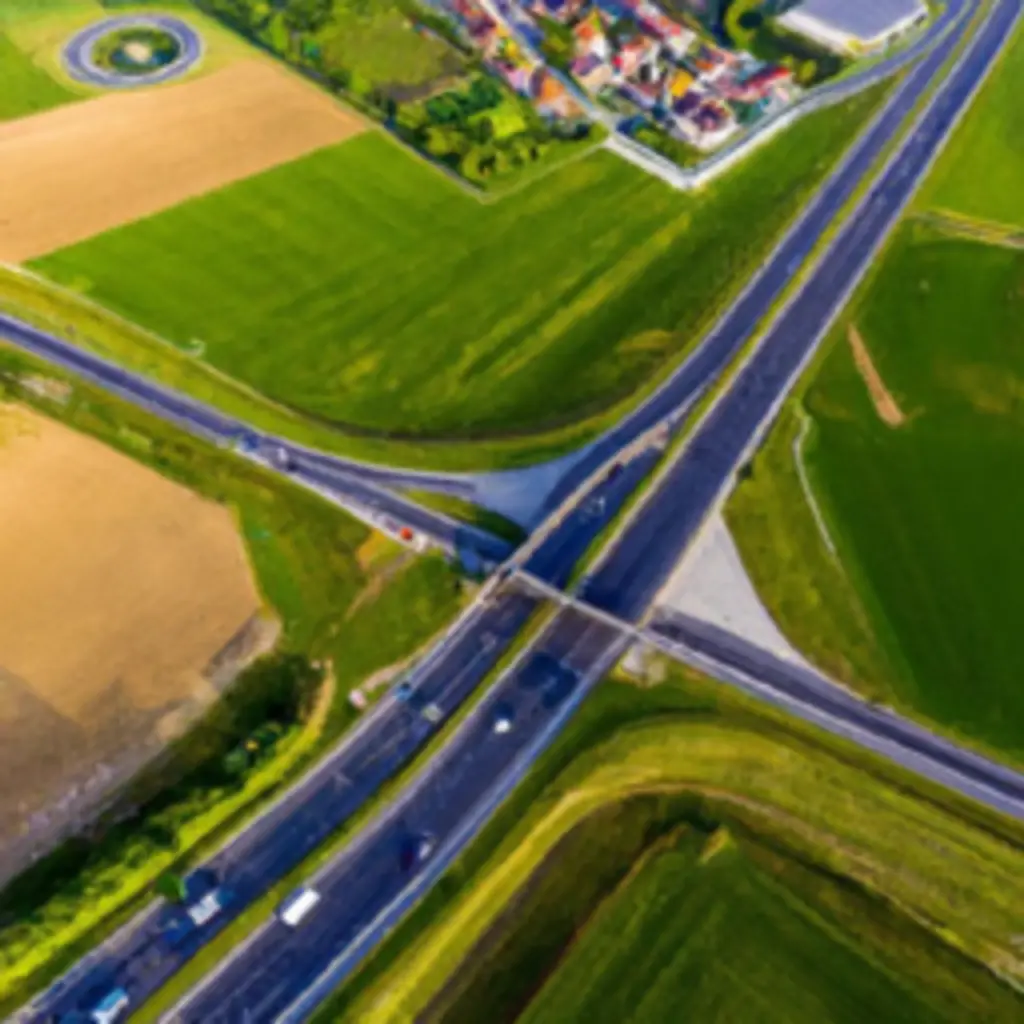 Verkehrskarte von Aschheim Bayern hervorhebend die optimale Verkehrsanbindung für Unternehmen auf der Suche nach Zugang zu Schlüsselmärkten